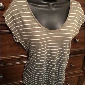 Express Striped Ombré Tre Top Sz Small